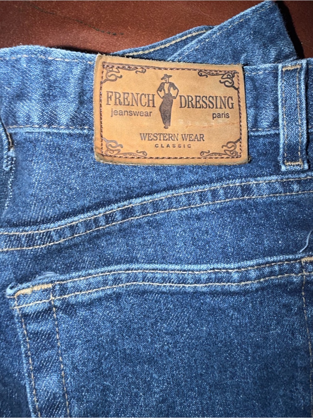Vintage women’s French Dressing jeans